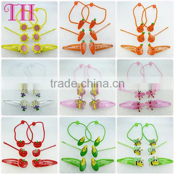Kids Hair Accessories Cheap Cute Girls Resin Magnetic Metal Hairclip photo-6