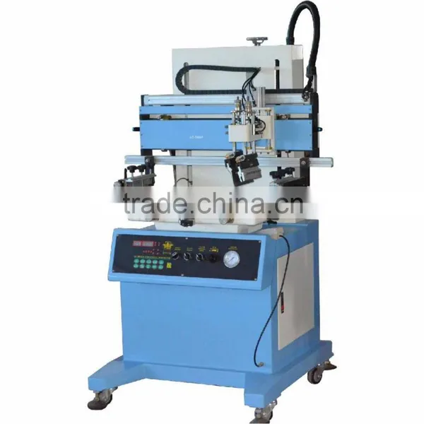 LC Automatic Flatbed Screen Printing Machine With Vacuum Table for Ruler Paper Bag photo-3