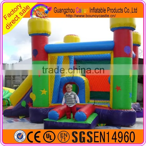 2016 Hot Sale Commercial Cheap Inflatable Bouncer,jumping Bouncy Castle With Slide photo-3