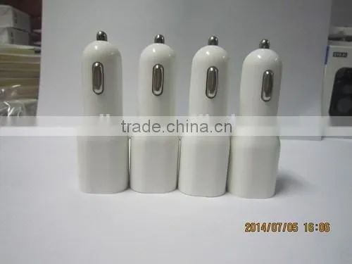 2015 New Design High Quality Factory Prices Rubber Oil Coated Dual Usb Car Charger for Iphone 5 5s, USB Cable Charger photo-4