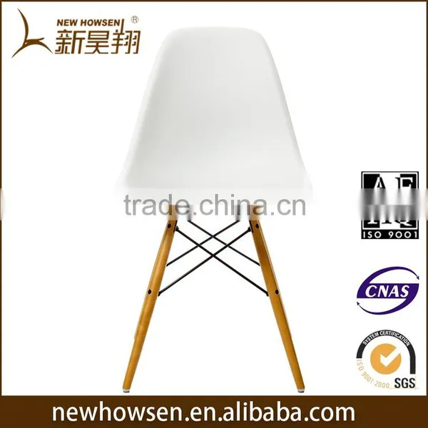 Factroy Price Plastic Wooden With High Legs Dining Chairs Wholesale Restaurant Chairs photo-3