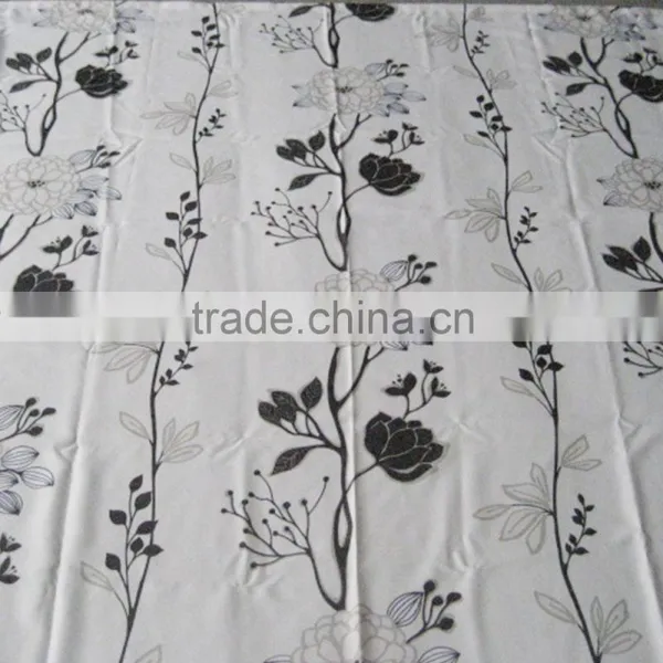 Factory Wholesale Curtain Fabric Woven 100%polyester Shower Curtain Hook photo-5