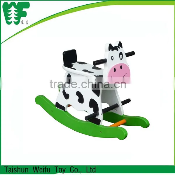 High cost performance popular wood rocking horse