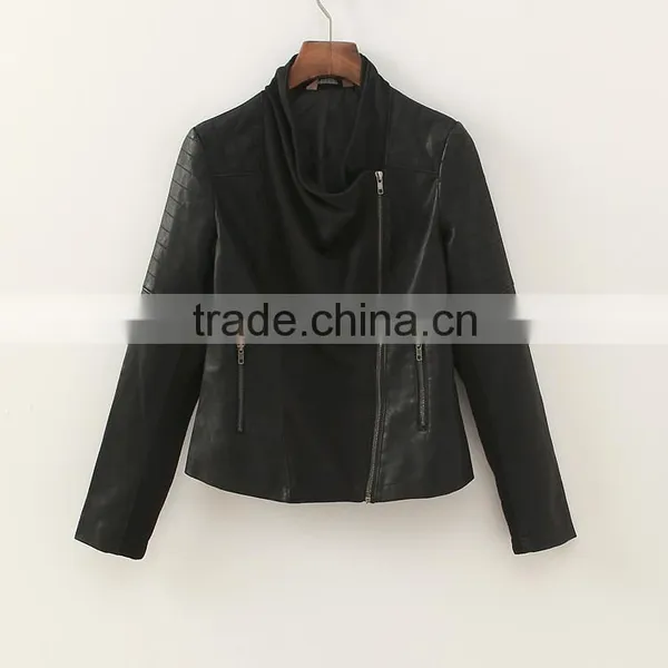 2014 Luxuriant in Design Ladies Formal pu Leather Jacket