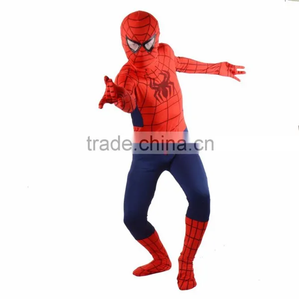 2016 Adult Kids Halloween Outfits Children Unisex Cosplay Costume For Hallowen Party Spiderman Costume photo-2