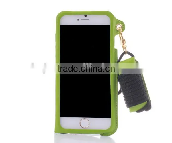 Protective Cover Case With Lanyard,mobile Phone and Key Case PU Material photo-4