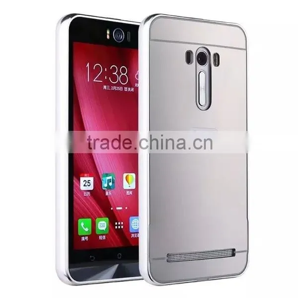 Hot Sale For Asus Zenfone 5 ZE551ML ZE500KL ZE550KL ZD551KL Aluminum Alloy Frame Mirror Acrylic Plastic Back Cover Case photo-2