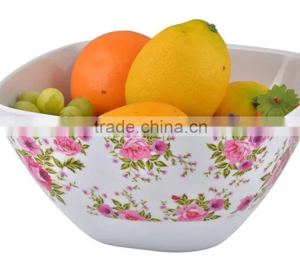 Pink Melamine Salad Bowl photo-4