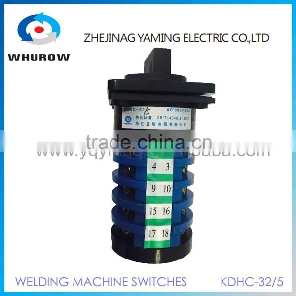 Welding Machine Switch KDHC-32/5 CO2 Gas High Voltage Electrical Changeover Rotary Switch 32A 5 Poles 10 Positions photo-5