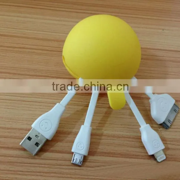 Silicone Gift Multiple USB Adaptor for Iphone/ipod/ipad