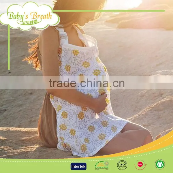 MSR-02 Eco-friendly Super Soft Breathable Lovely Muslin Nursing Cover photo-2