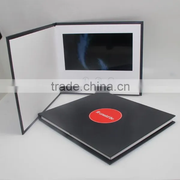 7 Inch Customized Printing Video Brochure Card for Gift ,invitation ,business photo-2