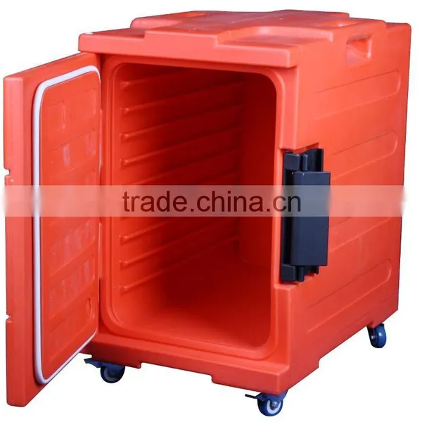 Font Loading Style Kitchen Food Warming Cabinet With Castors for Food Pan Transportation photo-2