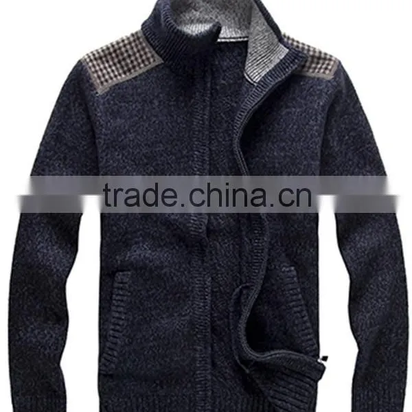 2015 Newly Design Mens Woollen Waterproof Sweater