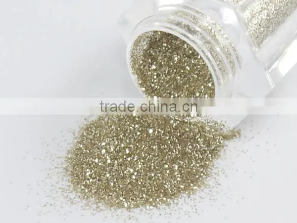 0.2mm PET Gold Dust Glitter Powder photo-2