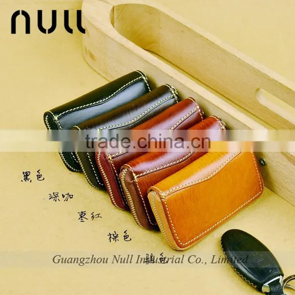 Soft Inner Material Fashion Key Holder Vintage Leather Purse Top 10 Wallet Brands photo-2