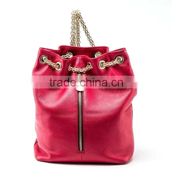 Factory Direct Sales 100% Cowhide Women Genuine Leather Backpack Casual photo-2