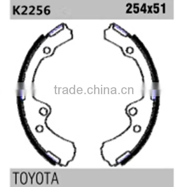 FSB254 K2256 for Toyota bendix brake shoe
