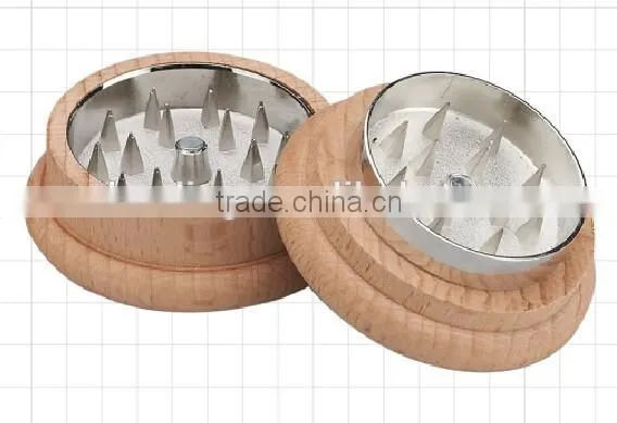 Wooden Herb Grinder, 2 Layers Tobacco Grinder, Diameter 54mm, photo-2