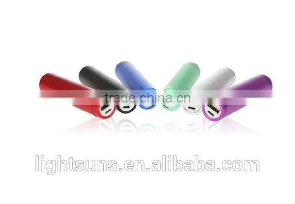 High Quality Round Super Slim Portable 2600mAh USB Mobile Power Bank For Iphone 6 5s Samsung photo-4