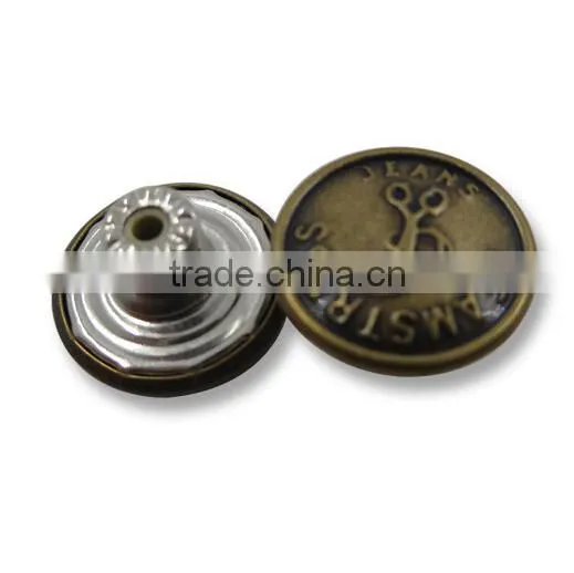 Custom Metal Shank Denim Buttons photo-3