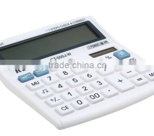 White Colour Desktop Calculator