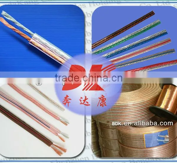 Transparent Speaker Cable Audio Cable Transparent 2.5 mm Cable photo-2