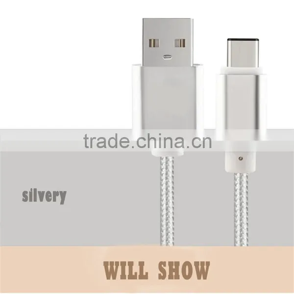 2016 Fashion Type-C to USB2.0 Data and Charging Sync Braided Cable photo-5
