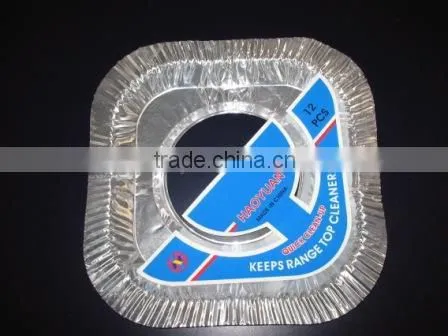 burner gas cooker foil cushion for cut square
