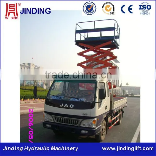6m~10m Height Hydraulic Lift Truck Bed Machine for Aerial Works