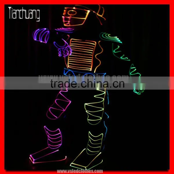 synchronous SD Led costume Robot