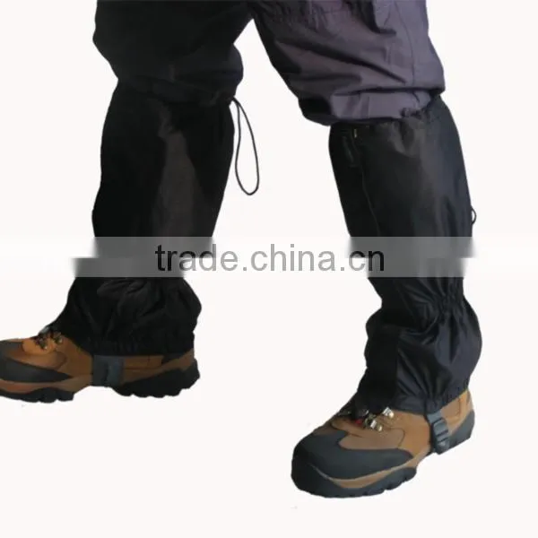Black Waterproof Walking Hiking Gaiter Cover Climbing Hunting Snow Legging Gaiters Outdoor Equipment photo-3