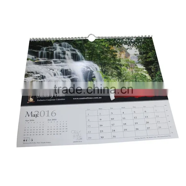 Hot New Pantone Color Large Wall Calendar Printing photo-2