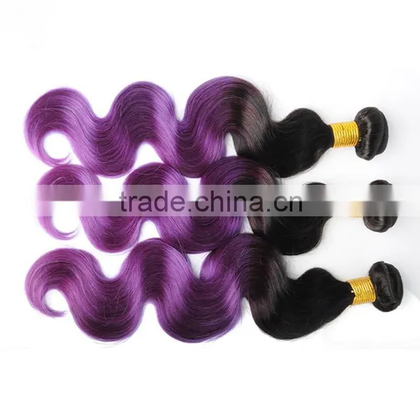 Wholesale Cheap Brazilian Body Wave Hair Two Tone Ombre Colored Hair Weave Bundles Quality Choice photo-4