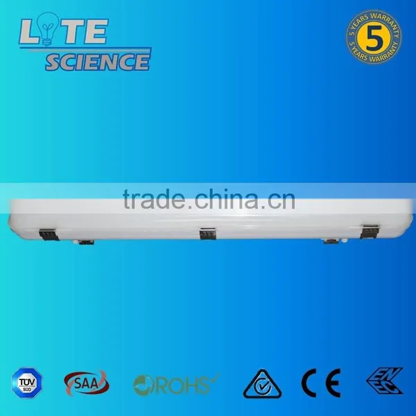 IP65 Microwave Sensor 50W 5ft 1.5m 1500cm Tri-proof Light Fixtrure With 5 Years Warranty photo-5