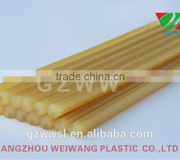 W201 Yellow Hot Melt Glue Stick for Carton Sealing / Carton Packing