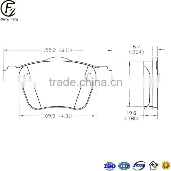 OEM Brake Pad Factory Sale Aftermarket Auto Spare Parts FMSI D1003-7904 photo-2