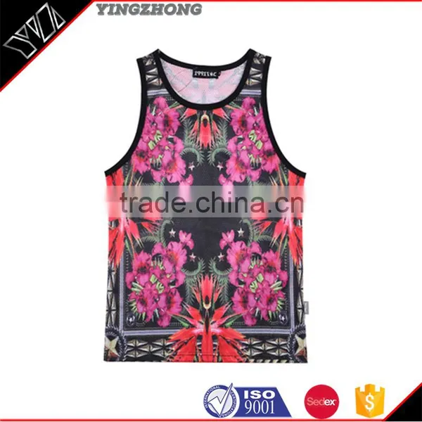 2016 Popular 100% Cotton Logo Printed Custom Mens Gym Stringer Vest photo-6