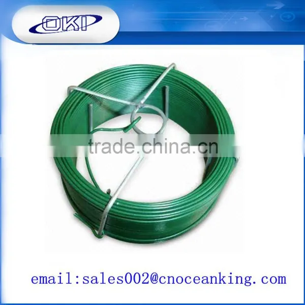 Multi Purpose Garden Wire Fencing Wire Green PVC Coated Wire photo-4
