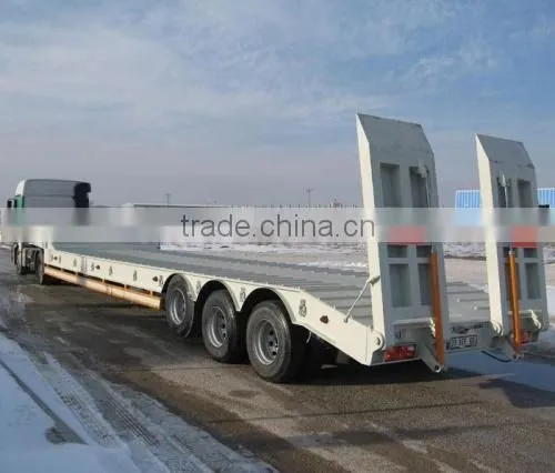 Trailer Manufacturer Three Axles Low Bed Cargo Semi Trailer For Sale photo-5