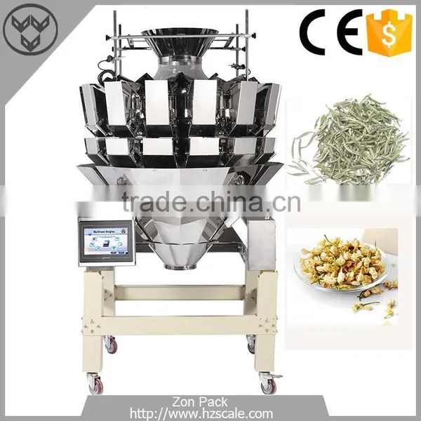 500-2000g Tea 10 Heads Multihead Weigher Scented Tea Weighing Scale photo-2