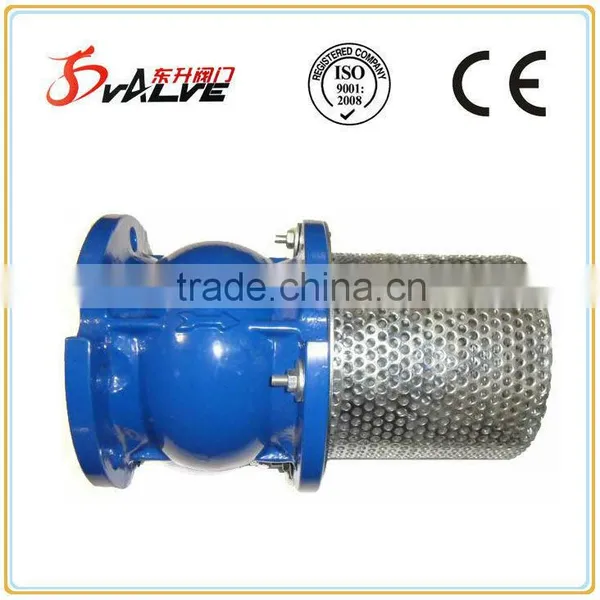 Flange End Foot Valve With Strainer