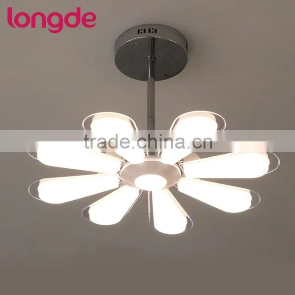 51W Single CCT Deformable LED False Ceiling Fan Pendant Lamp With 3 Years Warranty
