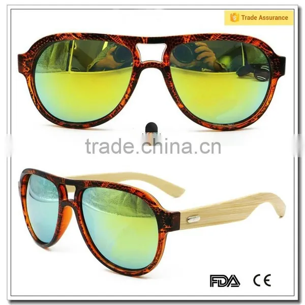 Bamboo Wood Sunglasses Handmade Wooden Sunglasses With Free Custom Laser Logo photo-3
