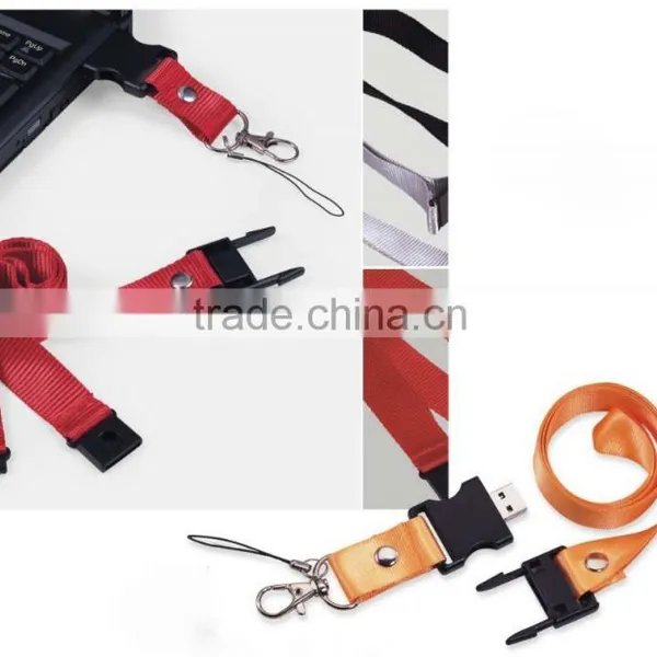 Factory Direct Sale Usb Lanyard Custom Printed Logo Polyester Lanyard Usb Flash Drive for Promotion Gift photo-3