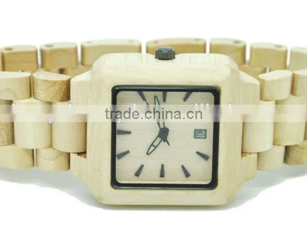 2016 New Arrival Japanese Movement Wood Watch Wrist Watches for Couples photo-2