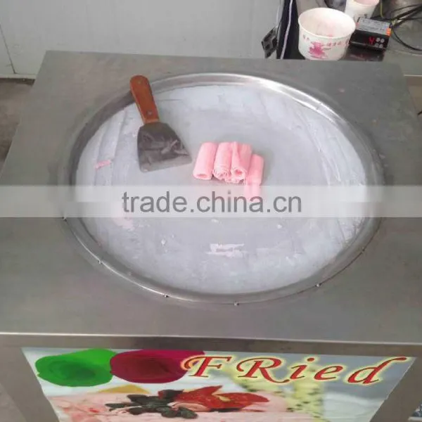 One Pan Fried Ice Machine / Ice Cream Roll Maker for Ice Cream Shops Made in China photo-3