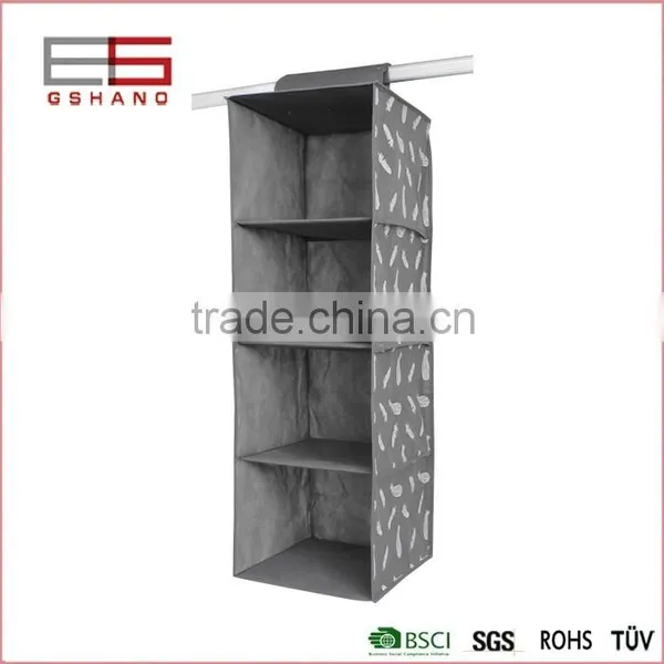 Six-Shelves Lightweight Hanging Shoe Organizer, Bedroom Foldable Hanging Shoe Clothes Storage Closet photo-4