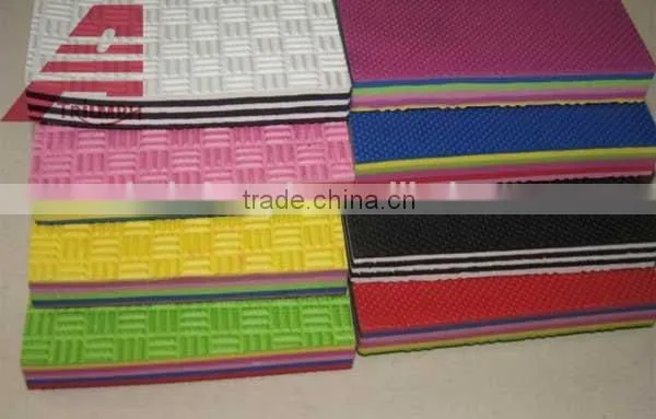 Natural Crepe Rainbow Color Rubber Sheets With Pattern photo-2