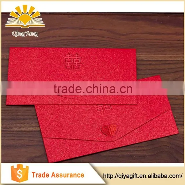 Pearl Fashion Hot Stamping Luxurious Wedding Invitation Card
